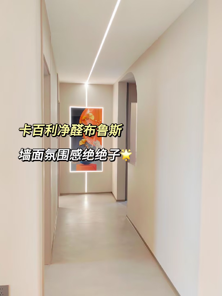 誰能拒絕全屋藝術漆？這極簡風裝修太可了吧！